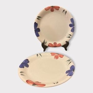 FURIO Stoneware, Vintage Floral Dinner Plates